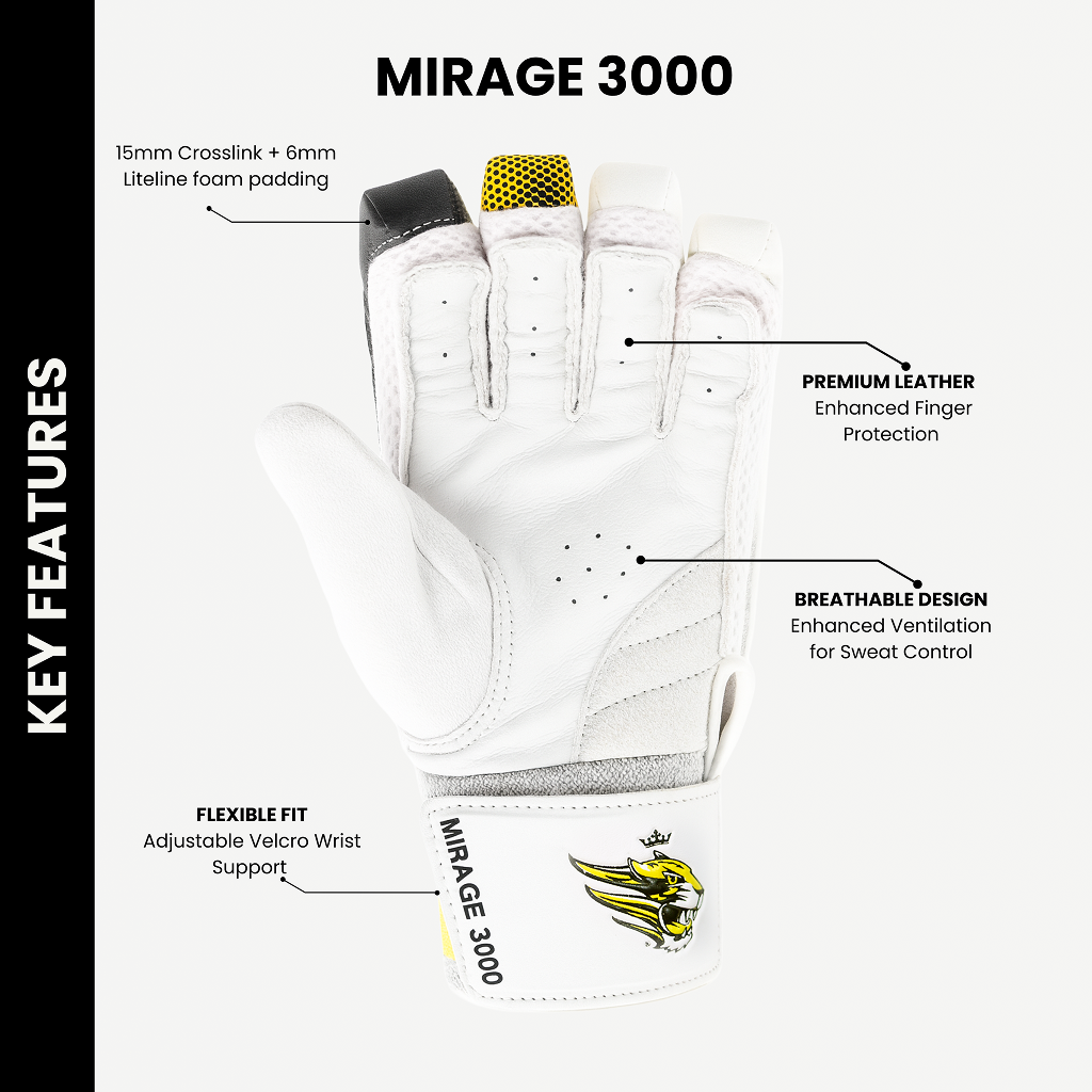 Mirage 3000 Cricket Batting Gloves